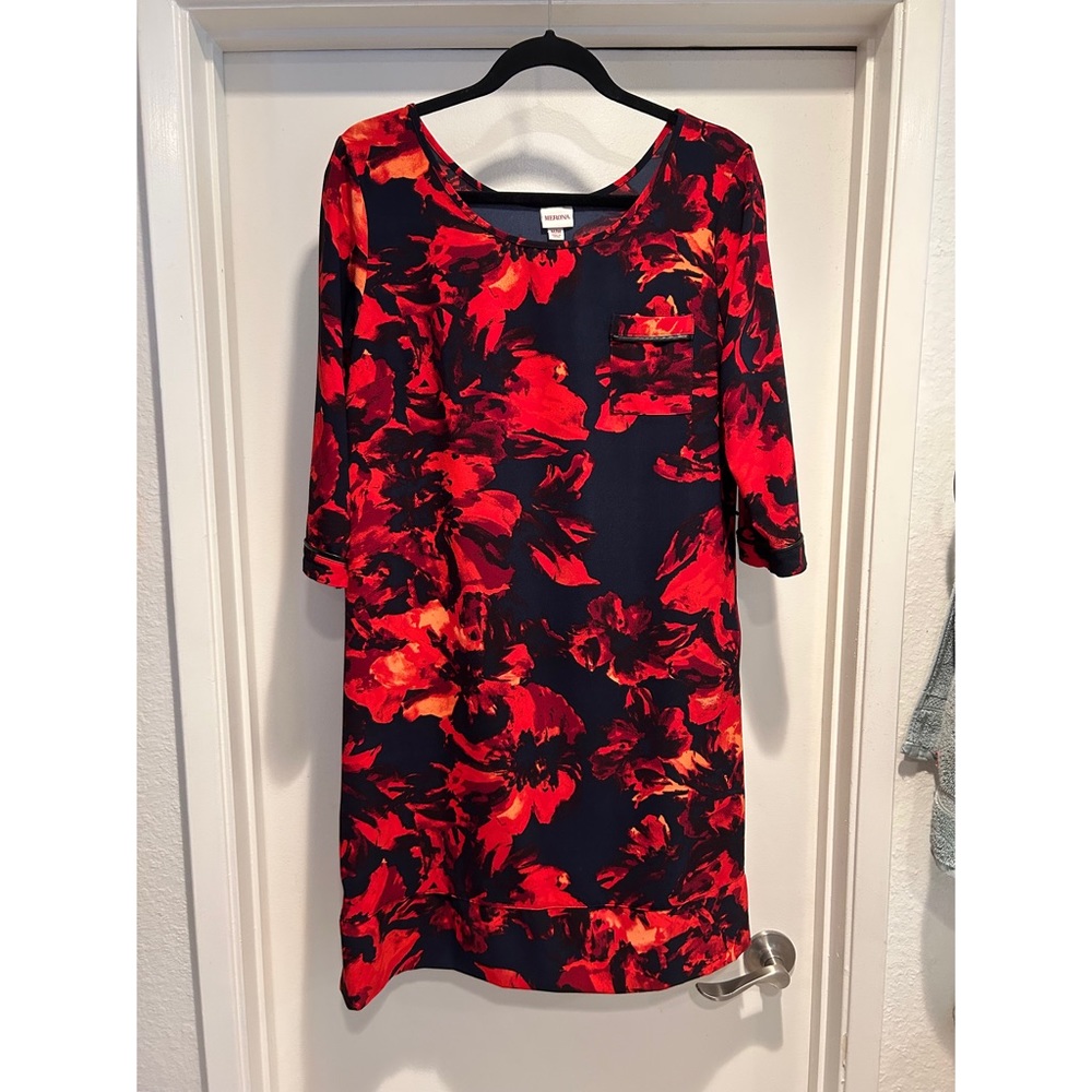 3/$10! Floral Half Sleeve Dress